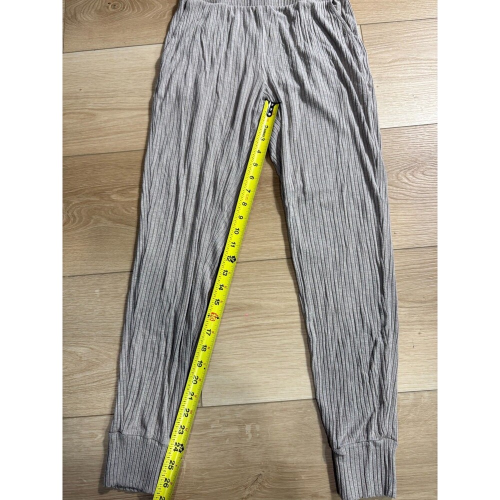 Haven Well Within Ribbed Knit Jogger Pants Loungewear Women's Size XS Gray - Picture 3 of 8